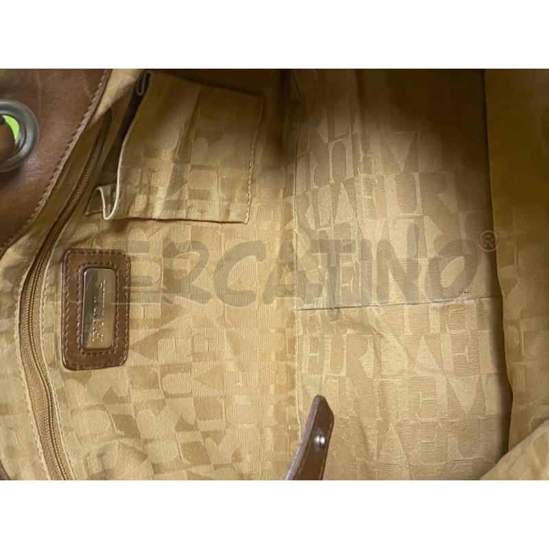 BORSA DONNA FURLA BEIGE E MARRONE | Mercatino dell'Usato Ciampino 5