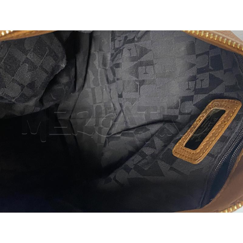 BORSA DONNA FURLA PELLE MARRONE CATENA DORATA  | Mercatino dell'Usato Ciampino 3