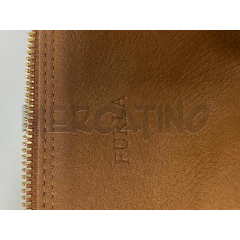 BORSA DONNA FURLA PELLE MARRONE CATENA DORATA  | Mercatino dell'Usato Ciampino 4