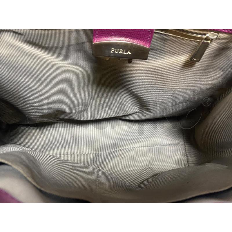 BORSA DONNA FURLA VIOLA DIFETTO MANICO | Mercatino dell'Usato Ciampino 5