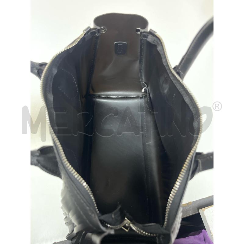 BORSA DONNA GUM NERA FRANGE | Mercatino dell'Usato Ciampino 4