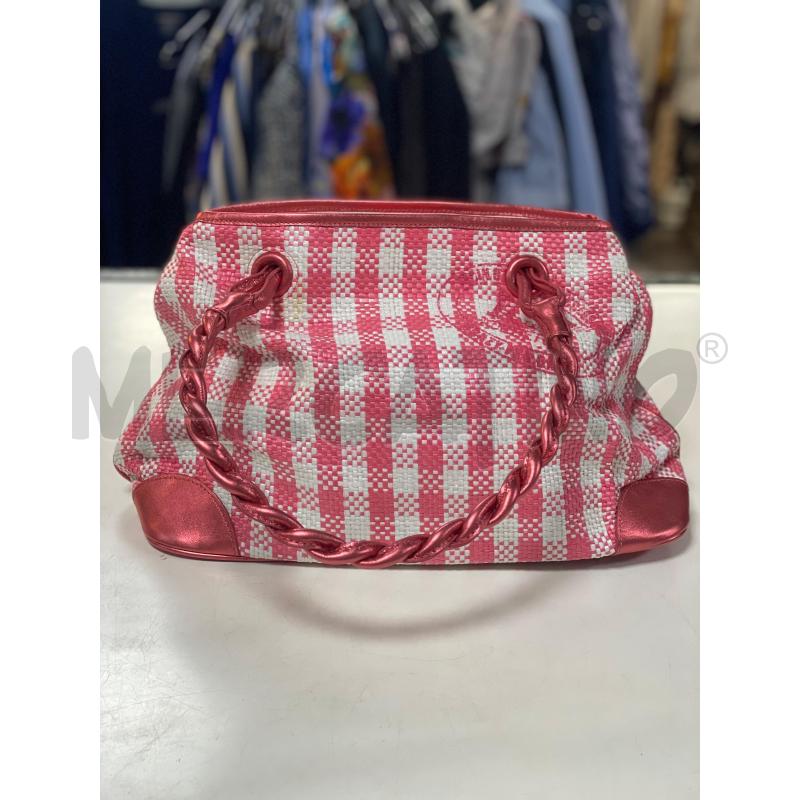 BORSA DONNA ICEBERG FUCSIA BIANCA  | Mercatino dell'Usato Ciampino 2