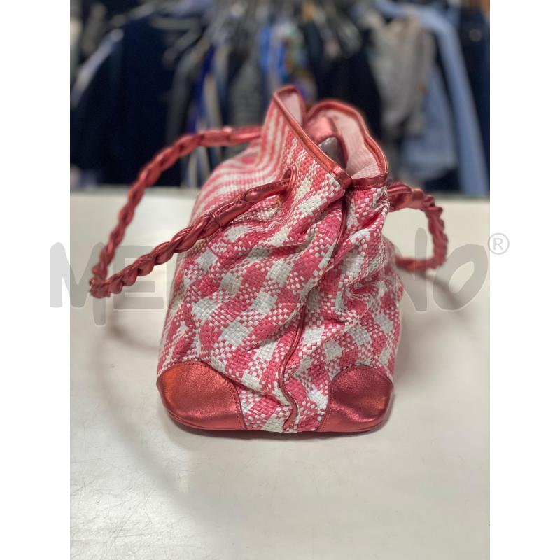 BORSA DONNA ICEBERG FUCSIA BIANCA  | Mercatino dell'Usato Ciampino 4