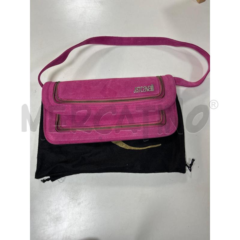 BORSA DONNA JUST CAVALLI FUCSIA | Mercatino dell'Usato Ciampino 1