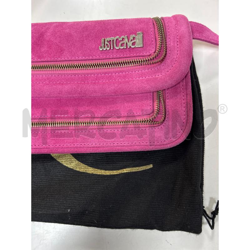 BORSA DONNA JUST CAVALLI FUCSIA | Mercatino dell'Usato Ciampino 2