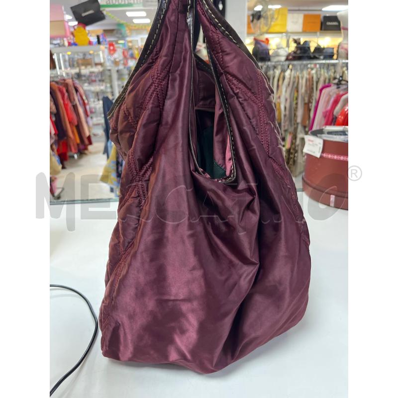 BORSA DONNA LA MARTINA ROSSA TRAPUNTATA TESSUTO | Mercatino dell'Usato Ciampino 2