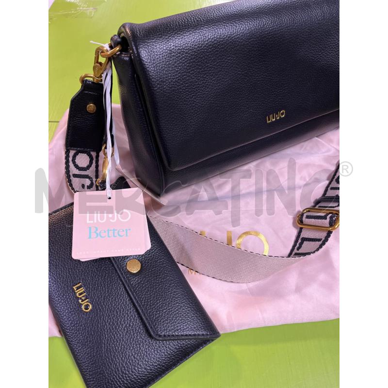 BORSA DONNA LIU JO NERA NUOVA | Mercatino dell'Usato Ciampino 2