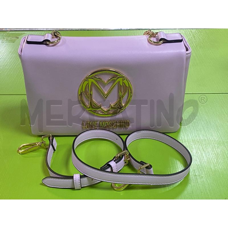 BORSA DONNA LOVE MOSCHINO NUOVA ROSA | Mercatino dell'Usato Ciampino 3