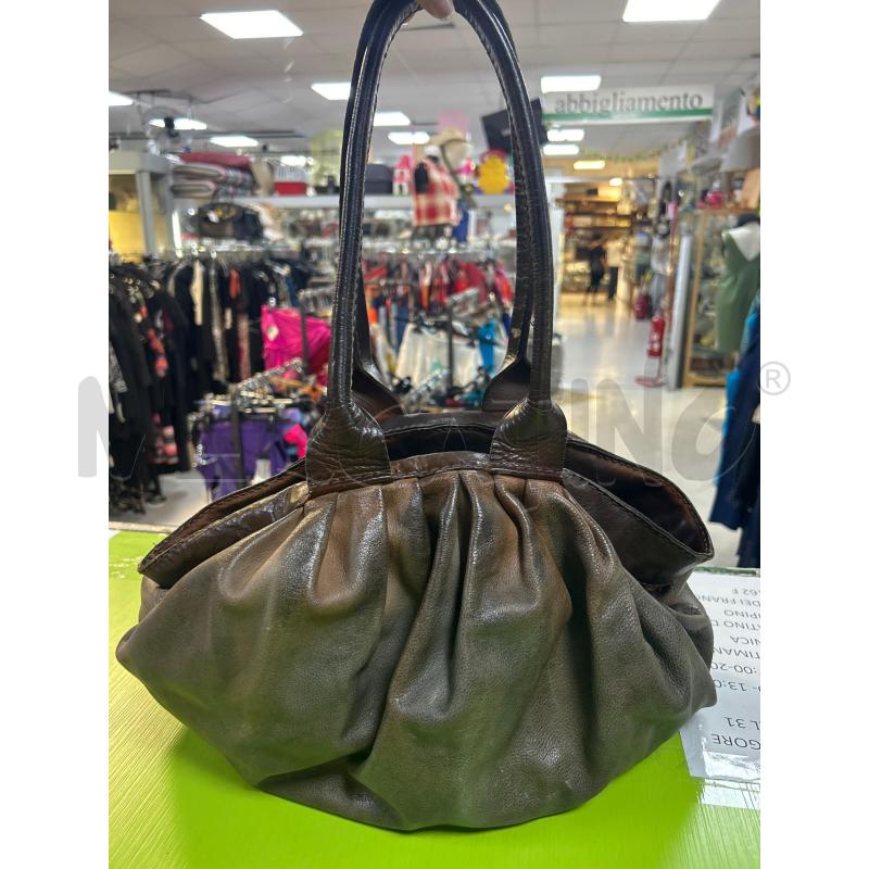 BORSA DONNA MAJO IN PELLE MARRONE MAXI | Mercatino dell'Usato Ciampino 1