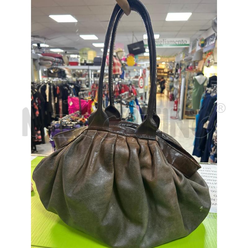 BORSA DONNA MAJO IN PELLE MARRONE MAXI | Mercatino dell'Usato Ciampino 2