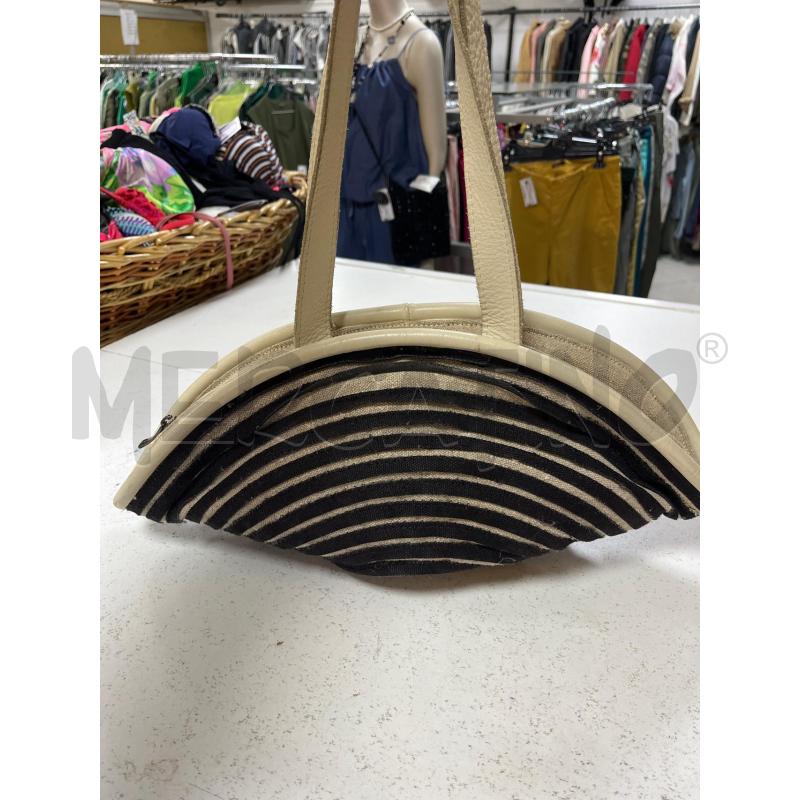 BORSA DONNA MAJO STR BEIGE NERE | Mercatino dell'Usato Ciampino 1