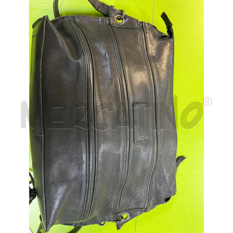 BORSA DONNA MALLONI PELLE NERA  | Mercatino dell'Usato Ciampino 3