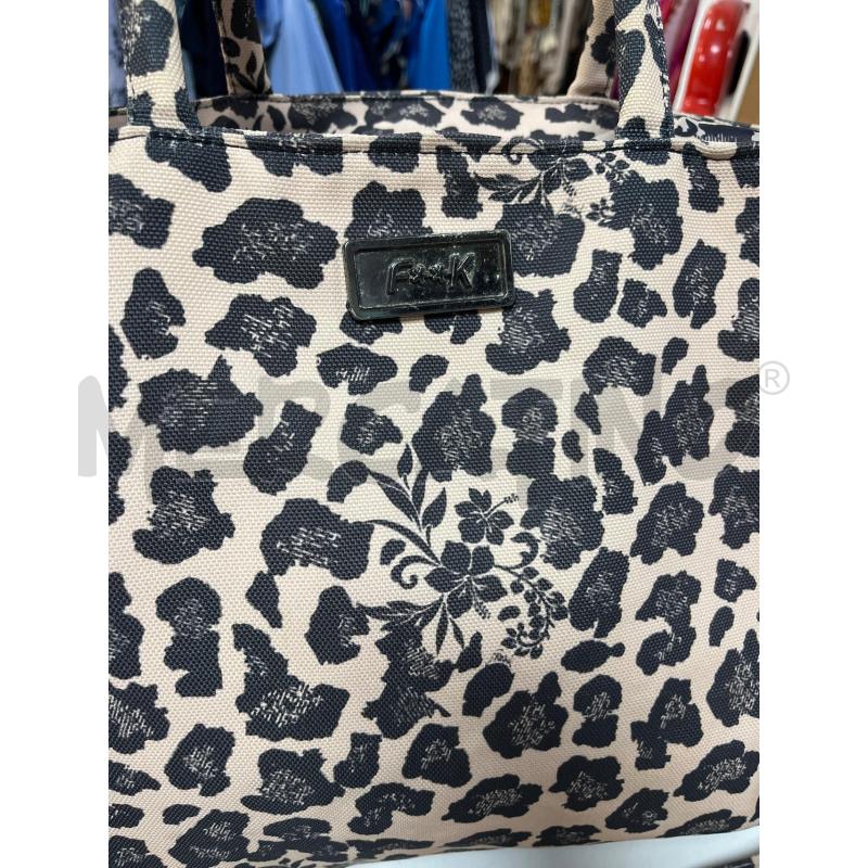 BORSA DONNA MAREF**K FANT LEOP MARR NERA FIORI | Mercatino dell'Usato Ciampino 2