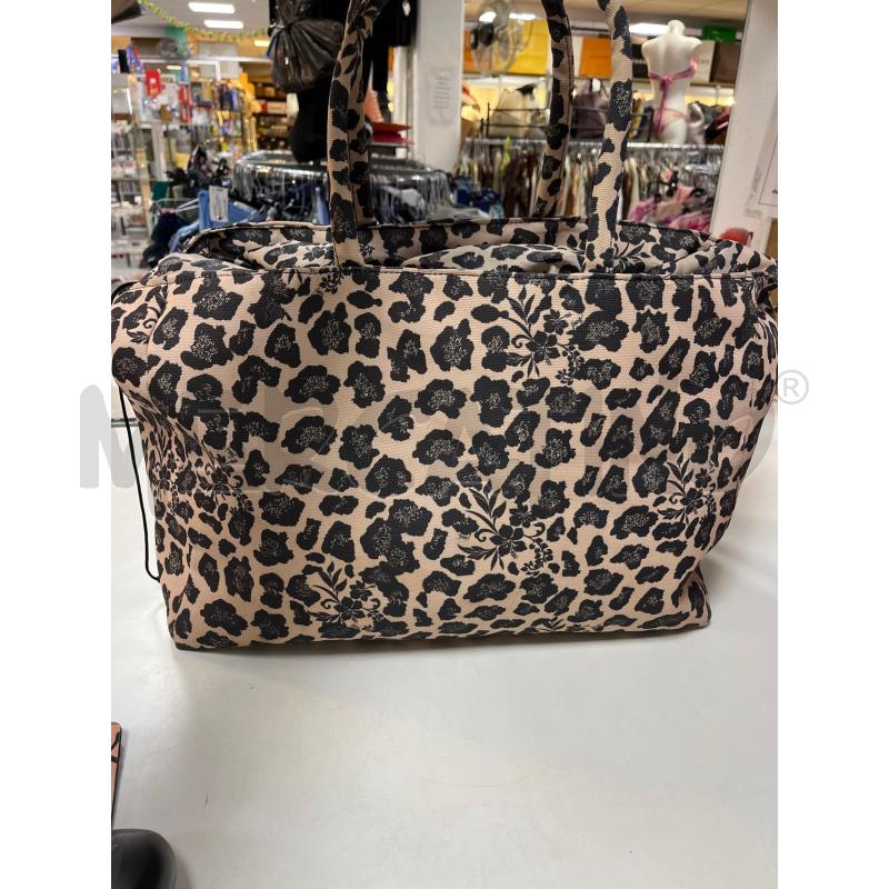 BORSA DONNA MAREF**K FANT LEOP MARR NERA FIORI | Mercatino dell'Usato Ciampino 4
