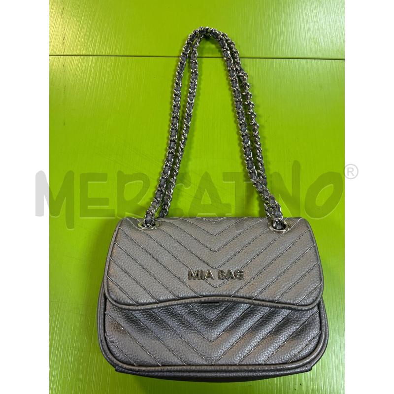 BORSA DONNA MIA BAG TRACOLLA GRIGIA DIF LATO | Mercatino dell'Usato Ciampino 1