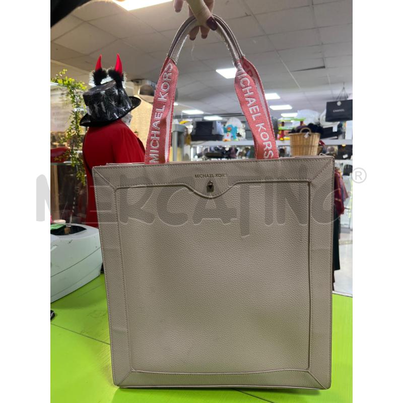 BORSA DONNA MICHAEL KORS BEIGE  | Mercatino dell'Usato Ciampino 1