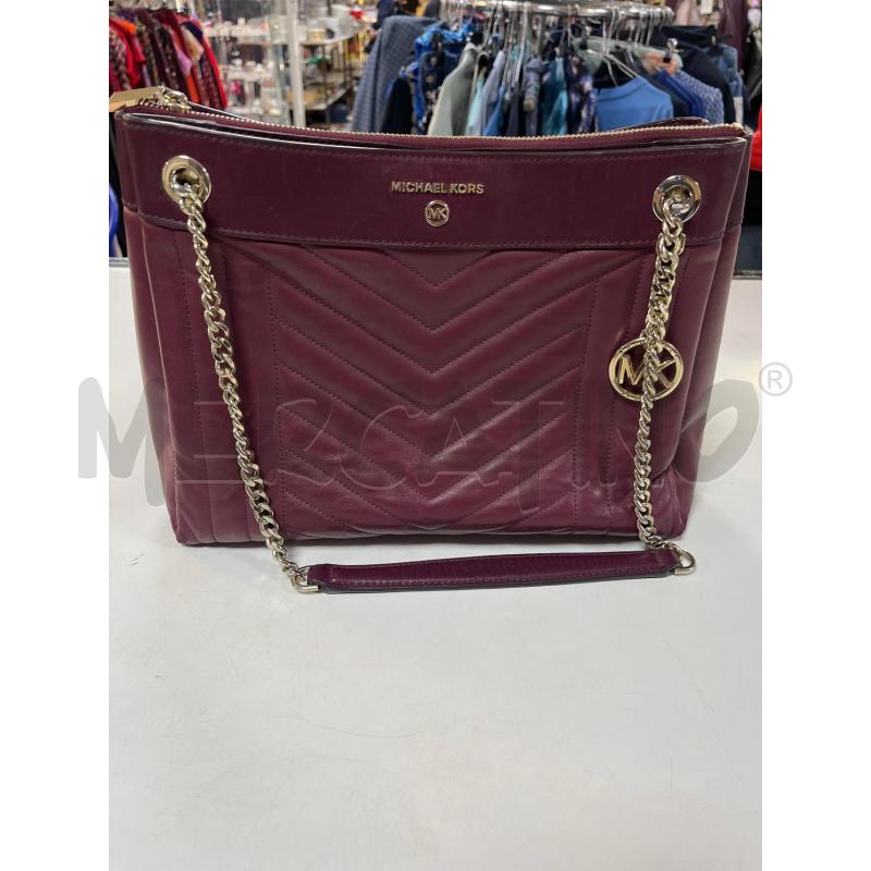 BORSA DONNA MICHAEL KORS BORDEAUX  | Mercatino dell'Usato Ciampino 1