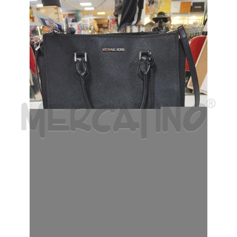 BORSA DONNA MICHAEL KORS NERA MANICI DIFETTO CON TRACOLLA | Mercatino dell'Usato Ciampino 1