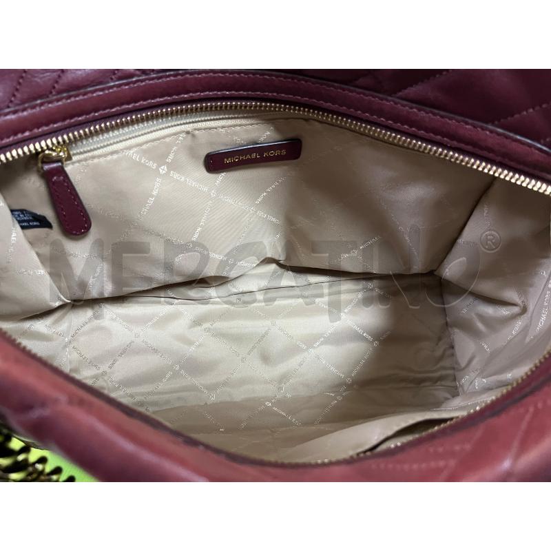 BORSA DONNA MICHEL KORS ROSSA PELLE QUALCHE DIFETTO | Mercatino dell'Usato Ciampino 4