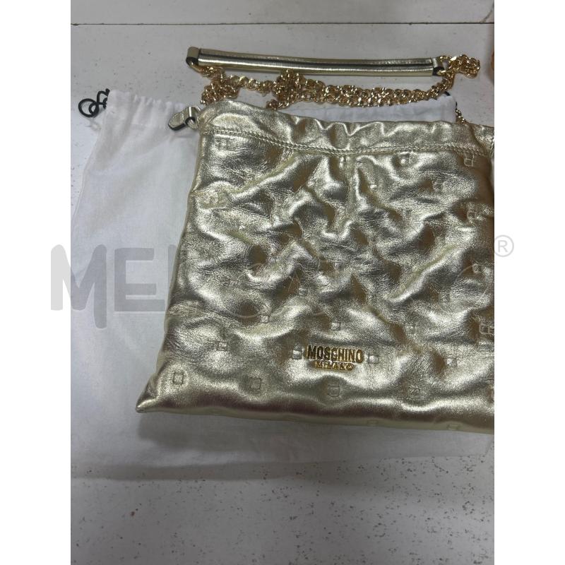 BORSA DONNA MOSCHINO COUTURE IN PELLE DORATA | Mercatino dell'Usato Ciampino 1