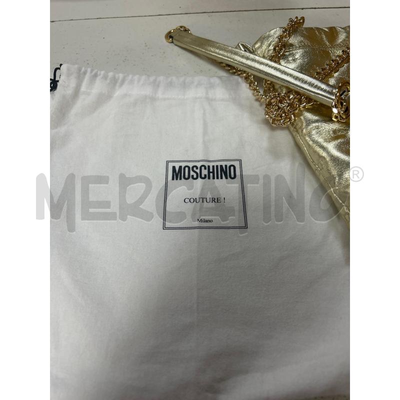 BORSA DONNA MOSCHINO COUTURE IN PELLE DORATA | Mercatino dell'Usato Ciampino 5