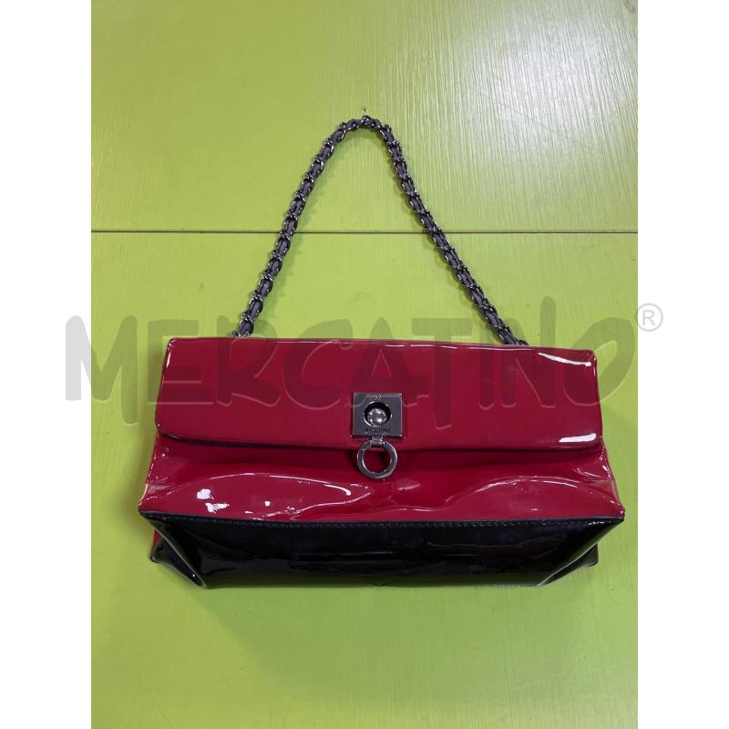 BORSA DONNA MOSCHINO ROSSA E NERA | Mercatino dell'Usato Ciampino 1