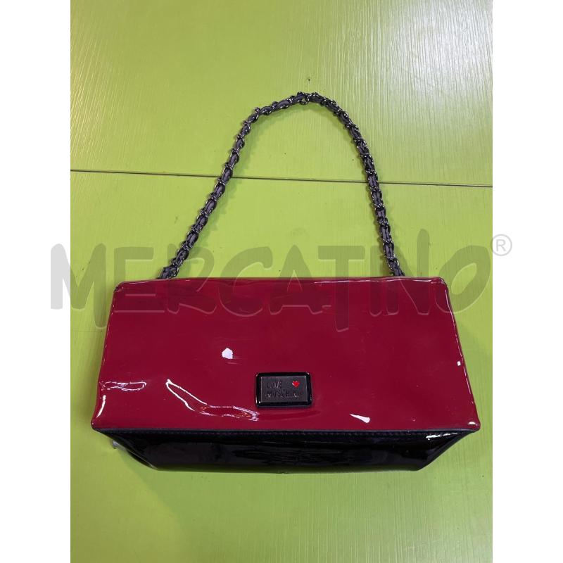 BORSA DONNA MOSCHINO ROSSA E NERA | Mercatino dell'Usato Ciampino 2