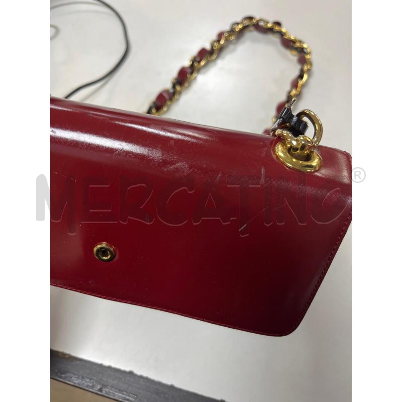 BORSA DONNA MOSCHINO ROSSA NERA QUALCHE DIFETTO | Mercatino dell'Usato Ciampino 5