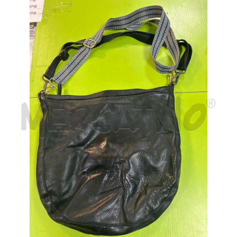 BORSA DONNA NERA IN PELLE 2CHIC CON DOPPIA TRACOLLA | Mercatino dell'Usato Ciampino 2
