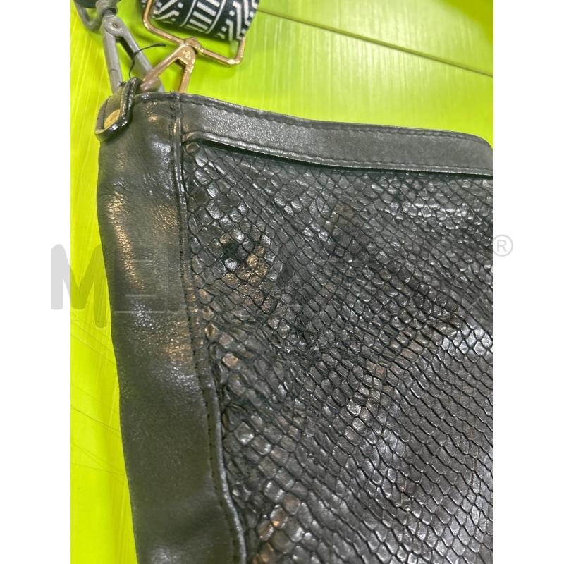 BORSA DONNA NERA IN PELLE 2CHIC CON DOPPIA TRACOLLA | Mercatino dell'Usato Ciampino 3