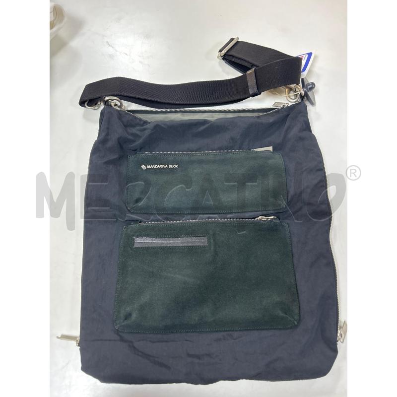 BORSA DONNA NERA MANDARINA DUCK | Mercatino dell'Usato Ciampino 1