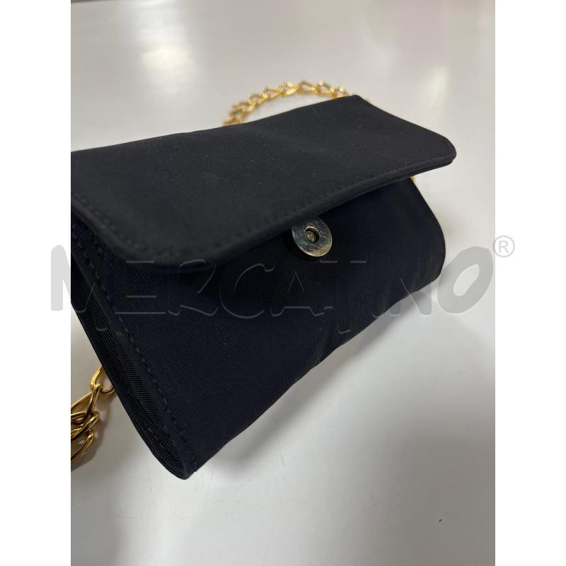 BORSA DONNA PANCALDI NERA TRAC DORATA | Mercatino dell'Usato Ciampino 4