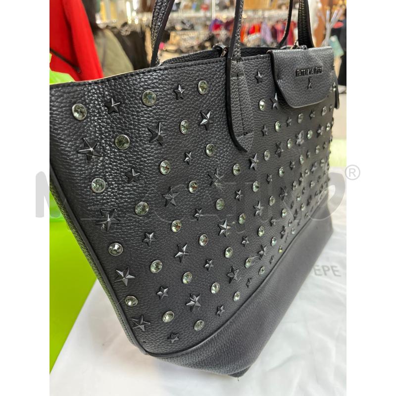 BORSA DONNA PATRIZIA PEPE NERA BORCHIE  | Mercatino dell'Usato Ciampino 2
