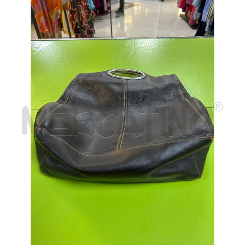 BORSA DONNA PELLE MARR SCURO  | Mercatino dell'Usato Ciampino 3