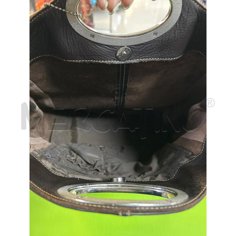 BORSA DONNA PELLE MARR SCURO  | Mercatino dell'Usato Ciampino 4
