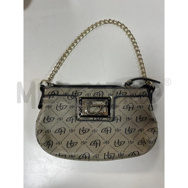BORSA DONNA PICCOLA BYBLOS BEIGE LOGO  | Mercatino dell'Usato Ciampino 1