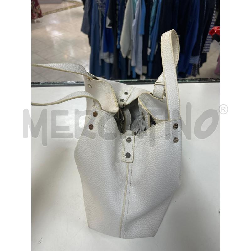 BORSA DONNA POLLINI BIANCA  | Mercatino dell'Usato Ciampino 3