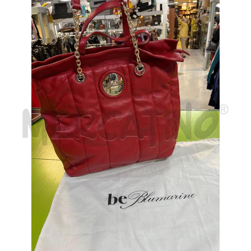 BORSA DONNA ROSSA BLUMARINE ECOPELLE | Mercatino dell'Usato Ciampino 1