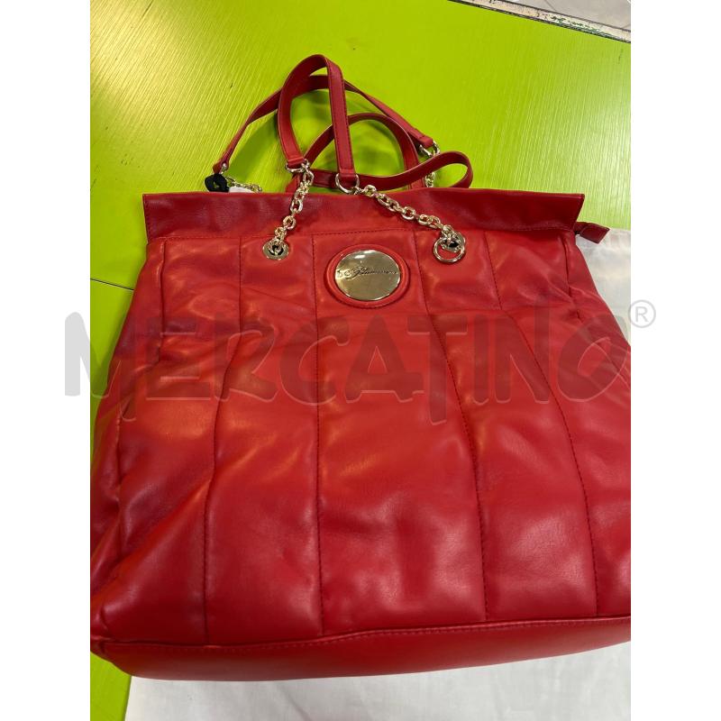 BORSA DONNA ROSSA BLUMARINE ECOPELLE | Mercatino dell'Usato Ciampino 2