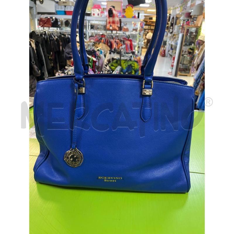 BORSA DONNA SCERVINO STREET BLU  | Mercatino dell'Usato Ciampino 1