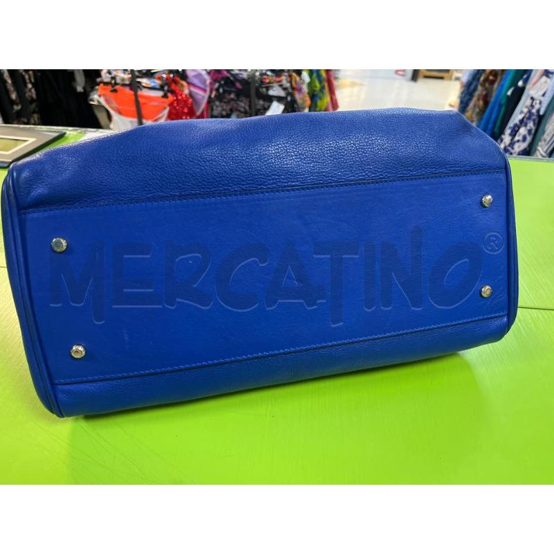 BORSA DONNA SCERVINO STREET BLU  | Mercatino dell'Usato Ciampino 4