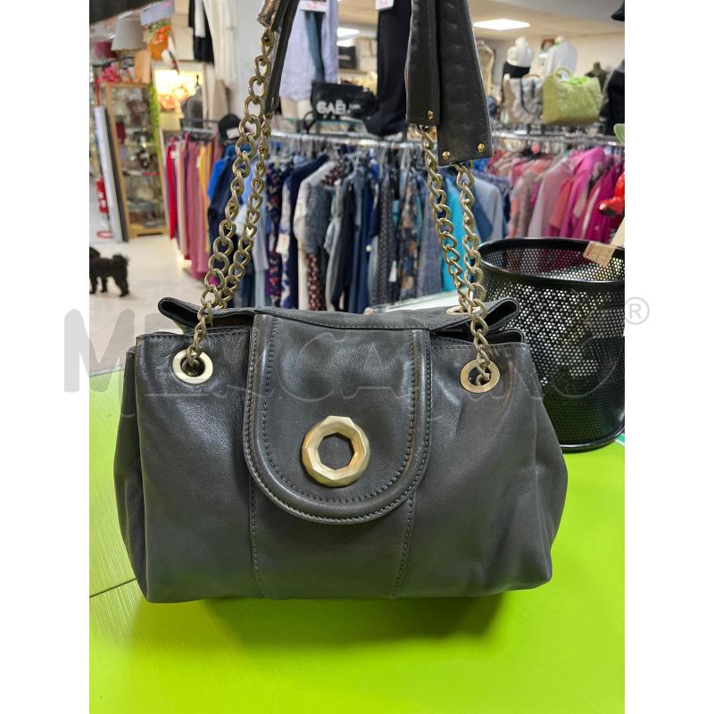 BORSA DONNA STUART WEITZMAN GRIGIA PELLE | Mercatino dell'Usato Ciampino 1
