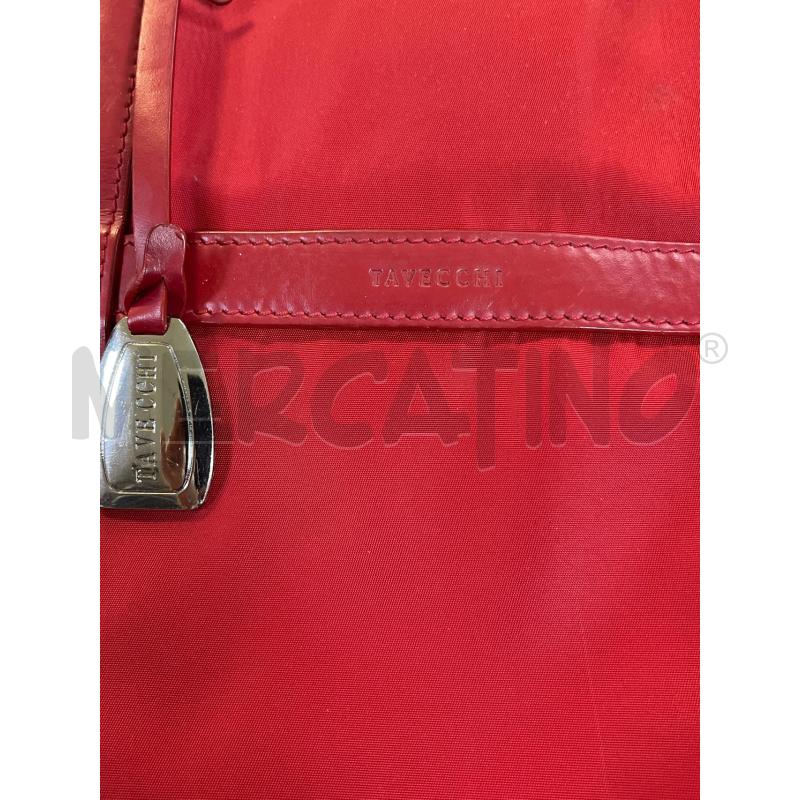 BORSA DONNA TAVECCHI ROSSA  | Mercatino dell'Usato Ciampino 5