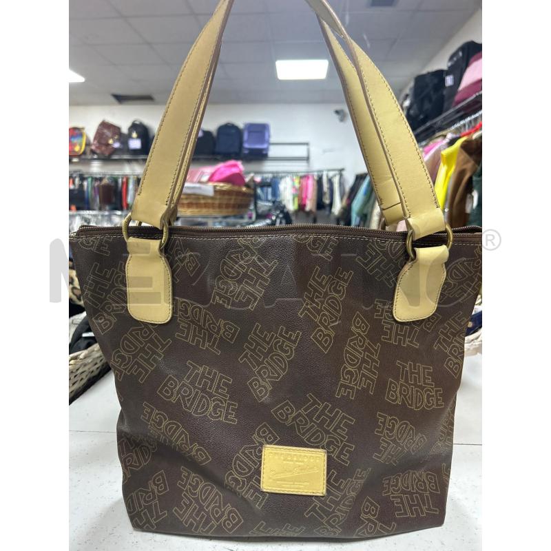 BORSA DONNA THE BRIDGE MARRONE  | Mercatino dell'Usato Ciampino 1