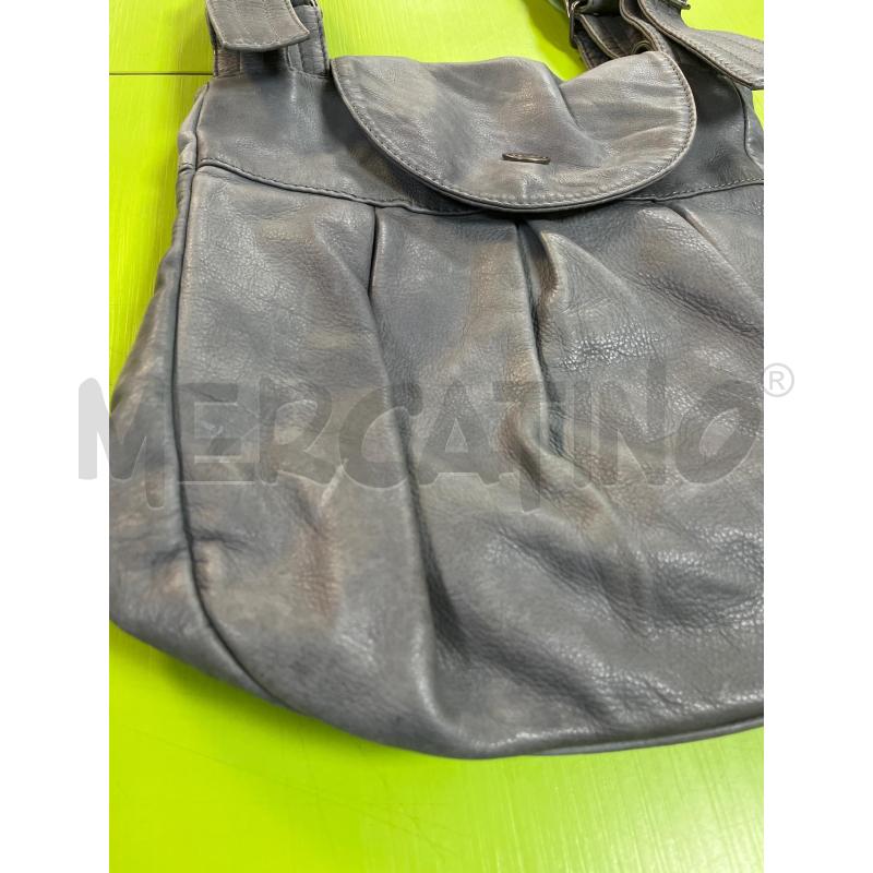 BORSA DONNA TIMBERLAND GRIGIA PELLE | Mercatino dell'Usato Ciampino 2