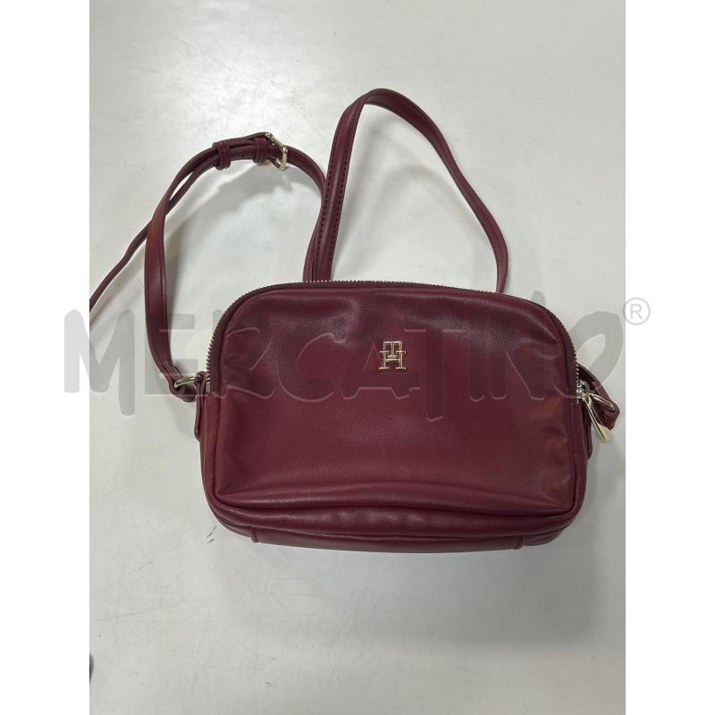 BORSA DONNA TOMMY HILFIGER ROSSA | Mercatino dell'Usato Ciampino 1