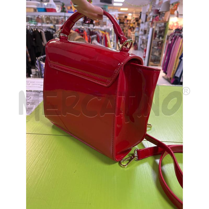 BORSA DONNA TRUSSARDI ROSSA LUCIDA | Mercatino dell'Usato Ciampino 3