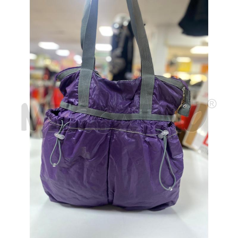 BORSA DONNA WOOLRICH IN TESSUTO VIOLA | Mercatino dell'Usato Ciampino 1