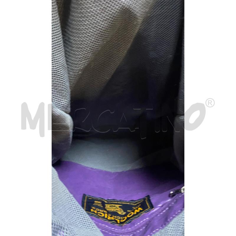 BORSA DONNA WOOLRICH IN TESSUTO VIOLA | Mercatino dell'Usato Ciampino 4
