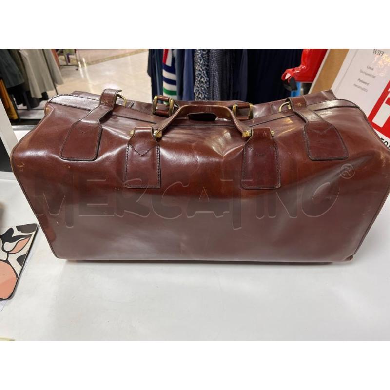 BORSONE MARRONE PELLEVINTAGE | Mercatino dell'Usato Ciampino 3